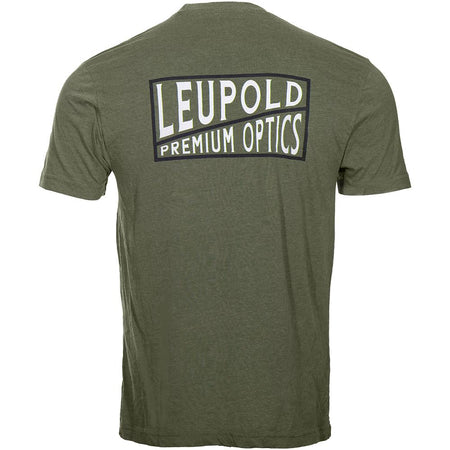 Leupold Premium Optics Short Sleeve Tee Shirt Light Olive 2XL