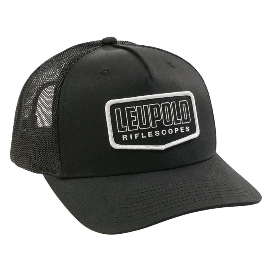 Leupold Riflescopes Black Trucker Hat Snap-Back One Size