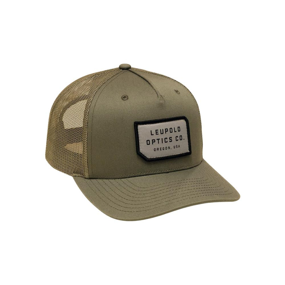 Leupold LOC Logo Trucker Hat Loden Snap-Back Adjustable