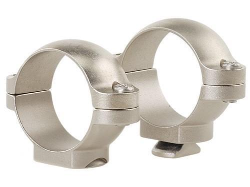 Leupold 2-Piece STD Windage Adjustable Steel Scope Rings 1-Inch Low Silver