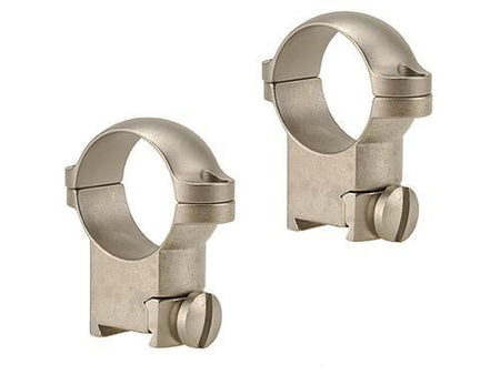 Leupold Sako 2-Piece Solid Steel Ringmounts - 1" High Silver