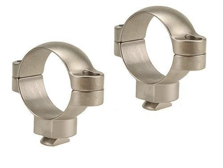 Leupold 2-Piece Dual Dovetail Scope Rings 30mm High Silver