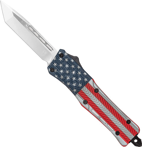 CobraTec Large CTK1 OTF American Flag 3" Tanto Blade Knife