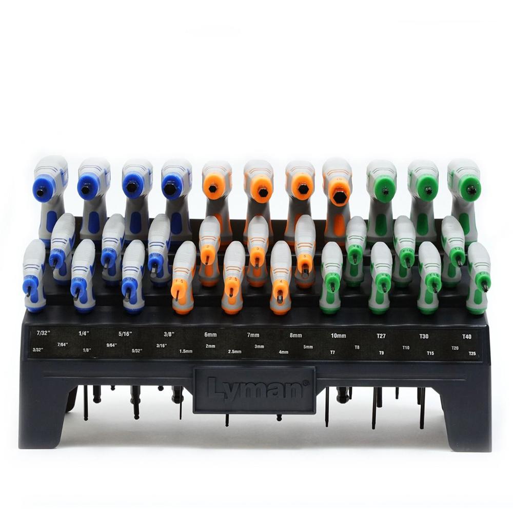 Lyman Heritage T-Handle Hex and Torx Wrench Set 30-Piece