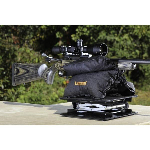 Lyman Bag Jack & Match Bag Combo - Adjustable Shooting Rest Elevation Platform