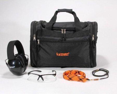 Lyman Pistol Range Starter Kit with Cleaning Tool and Carry Bag .380 9mm .38/.357