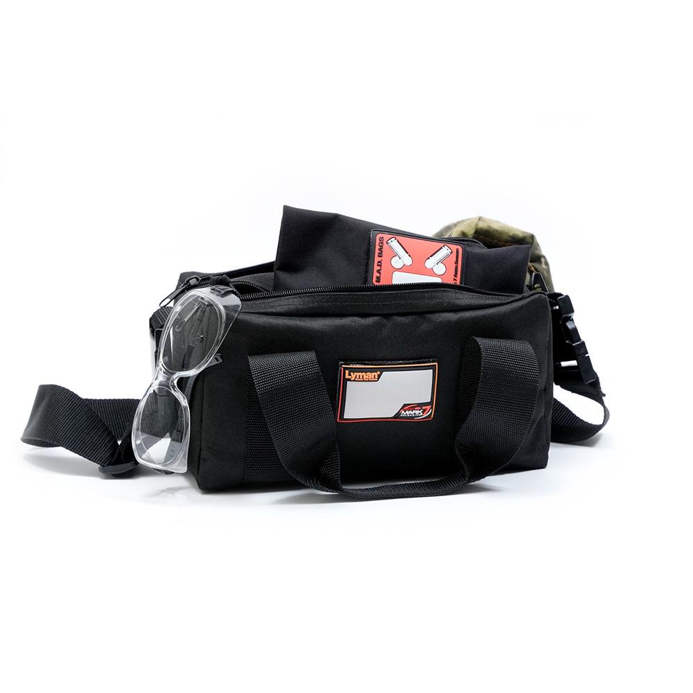 Lyman Small Range Bag Black Two-Compartment