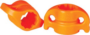 AMS Bowfishing Everglide 5/16" Safety Slide Kit 2-Pack Orange