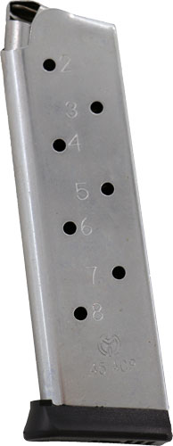 Metalform 1911 Government .45 ACP 8-Round S/S Magazine with Removable Base