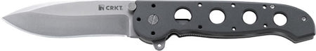 CRKT M21-04G 3.875" Deep Bellied Spear Point Folding Knife Black G10