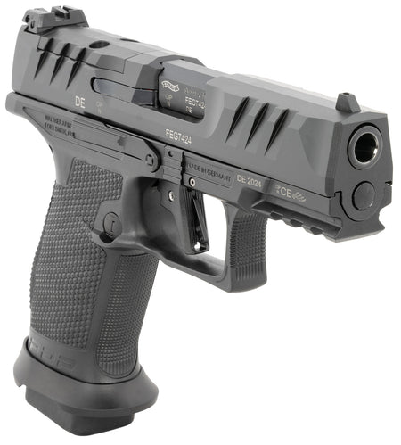 Walther Arms 2884976 PDP Pro-E 9mm 18rd 4" Black Steel Slide 18 RDS MAGS