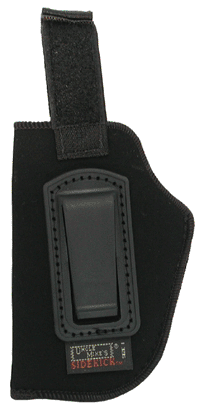 Uncle Mike's 76012 IWB Inside The Pants Holster Size 01 Black Suede-Like Belt Clip Fits Medium Autos 3-4" Barrel Left Hand