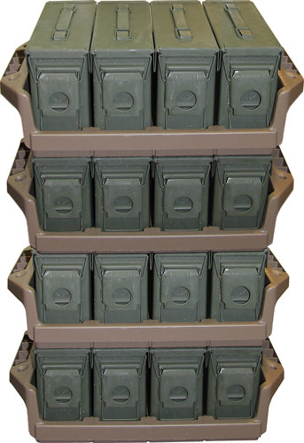 MTM Ammo Can Tray for 4 x 30 Cal Metal Ammo Cans - Flat Dark Earth