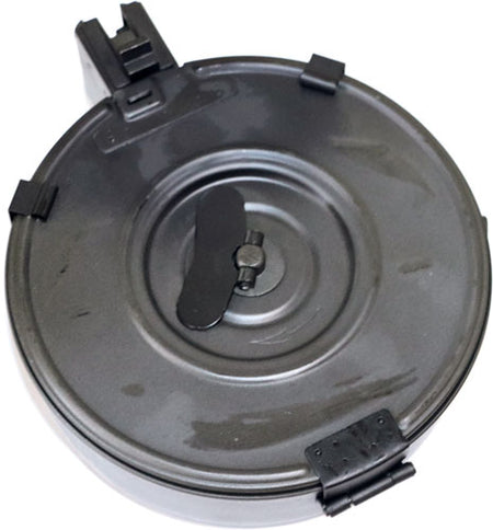 Iver Johnson AK-47 7.62x39mm 75-Round Black Metal Drum Magazine