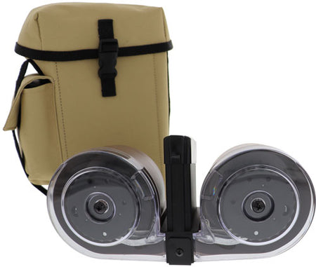 Iver Johnson AR-15 .223 Rem 100-Round Drum Magazine Black/Tan Poly