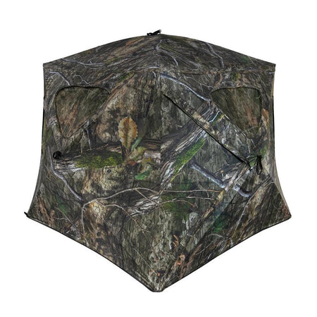 Ameristep Silent Brickhouse Wide Bottom Fire Retardant Ground Blind - Mossy Oak Country DNA XL