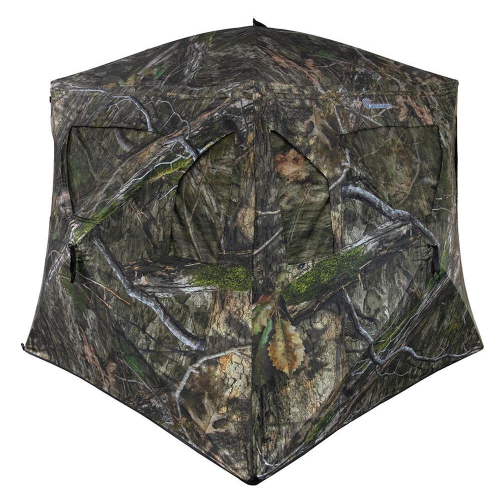 Ameristep Brickhouse Wide Bottom Hub Blind Mossy Oak Country DNA XL