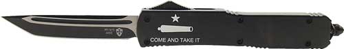 Templar Knife Slim OTF Come and Take It 3.1" Black Tanto Blade