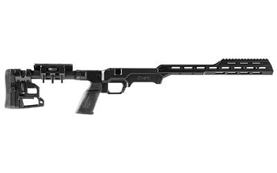 MDT LSS Gen 3 Tactical Rifle Chassis Fits Tikka T3X Short Action Cerakote Black RH 114639-BLK