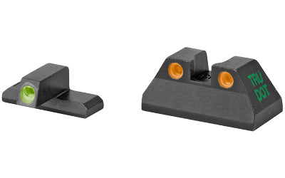 Meprolight Tru-Dot Fixed Tritium Night Sights, Green/Orange, Fits HK USP Compact 9mm/40S&W/45ACP 0115173301