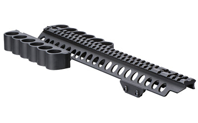 Mesa Tactical SureShell 6-Shell Both Sides Side Saddle with 13" Rail, Kel-Tec KSG 12 Gauge, Black 93000