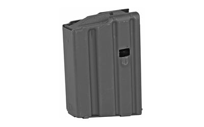 ASC 223 Rem/556NATO 10-Round Stainless Steel AR-15 Magazine, Black Follower