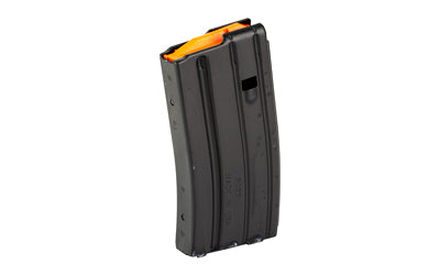 DURAMAG Speed .223 Rem/5.56 NATO/300 Blackout 20-Round AR-15 Magazine, Orange AGF Follower, Aluminum, Black