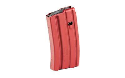 DURAMAG Speed .223 Rem/5.56 NATO/300 Blackout 20-Round AR-15 Magazine, Black AGF Follower, Aluminum, Red