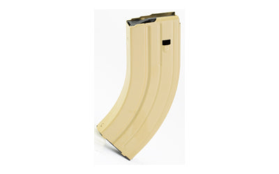DURAMAG SS 7.62x39 28-Round AR-15 Magazine, FDE Finish, Black Anti-Tilt AGF Follower, Stainless Steel