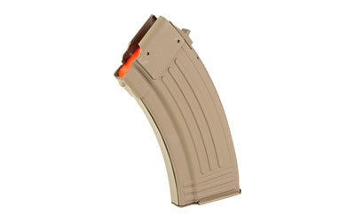 Global Ordnance AK-47 Magazine, 7.62x39mm, 10 Round, 20-Round Body, Flat Dark Earth