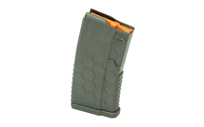 HEXMAG Shorty AR-15 Magazine, .223 Rem/5.56 NATO, 20 Rounds, Polymer, Olive Drab Green