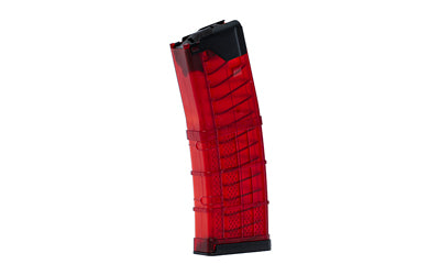 Lancer Systems L5 Advanced Warfighter Magazine, .223 Rem/5.56 NATO, 30 Rounds, AR Rifle, Translucent Red Polymer