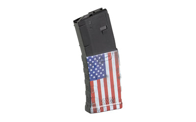 Mission First Tactical EXD Magazine, .223 Rem/5.56 NATO, 30 Rounds, AR-15, American Flag Graphic