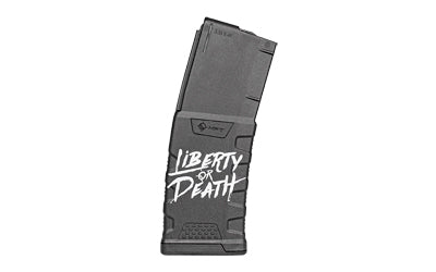 Mission First Tactical Extreme Duty Magazine, .223 Rem/5.56 NATO, 30 Rounds, AR-15, Liberty or Death Graphic