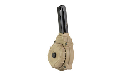 ProMag Sig Sauer P320 9mm 50-Round Drum Magazine, Flat Dark Earth Polymer DRM-A55-FDE