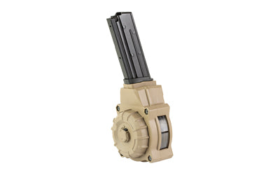 ProMag FN Five-seveN USG 5.7x28mm 55-Round Drum Magazine, Flat Dark Earth Polymer DRM-A76-FDE