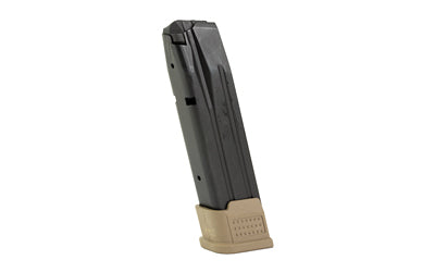 ProMag Sig Sauer P320 9mm 21-Round Steel Blued Magazine, FDE Baseplate SIG-A20-FDE