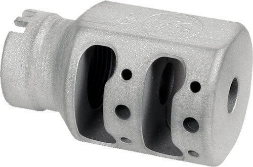 MI Alpha Tank Muzzle Brake 24mm Silver Matte