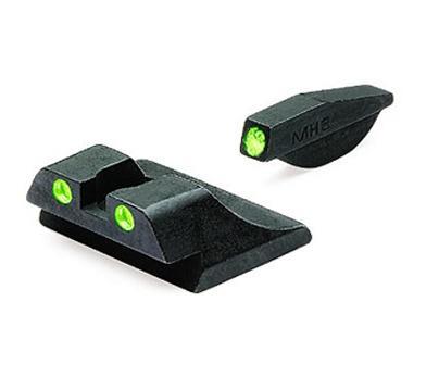 Meprolight Fixed Night Sight for Ruger SR9/SR9C - Green Front & Green Rear