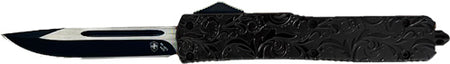 Templar Knife Slim OTF Maiden Black Gloss 3.1" Black Drop Point