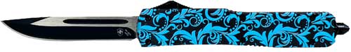 Templar Knife Slim OTF Maiden Teal 3.1" Black Drop Point Blade