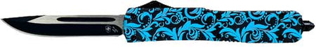 Templar Knife Slim OTF Maiden Teal 3.1" Black Drop Point Blade