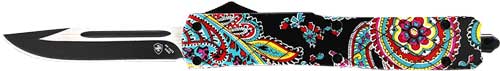 Templar Knife Slim OTF Quilt 3.1" Black Drop Point Blade