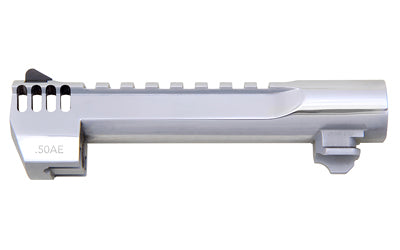 Magnum Research Desert Eagle MK XIX 6-Inch .50 AE Barrel with Picatinny Rail and Integrated Muzzle Brake, Polished Chrome BAR506PCIMB