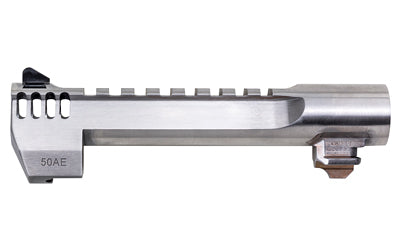 Magnum Research Desert Eagle MK XIX 6-Inch .50 AE Barrel with Picatinny Rail and Integrated Muzzle Brake, Stainless BAR506SRMB