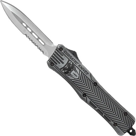 CobRaTec Medium CTK1 OTF Stonewash 3" Serrated Dagger Knife