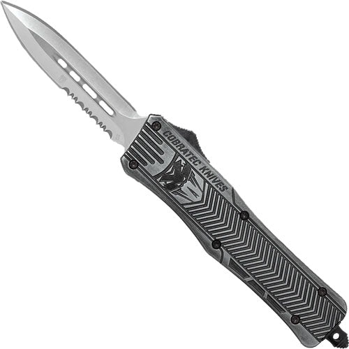 CobRaTec Medium CTK1 OTF Stonewash 3" Serrated Dagger Knife