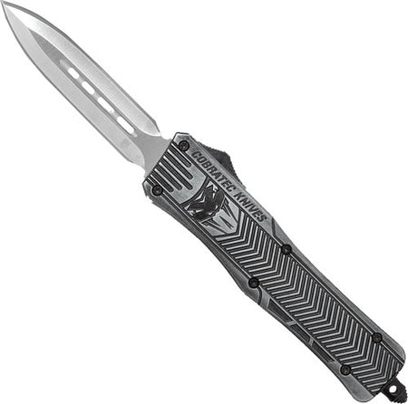 CobRaTec Medium CTK1 OTF Stonewash 3" Dagger Non-Serrated Knife