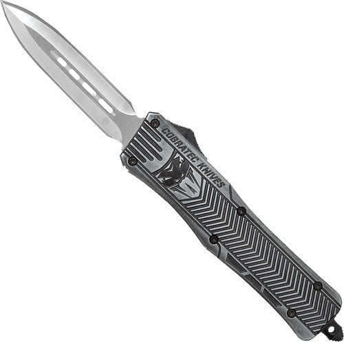 CobRaTec Medium CTK1 OTF Stonewash 3" Dagger Non-Serrated Knife