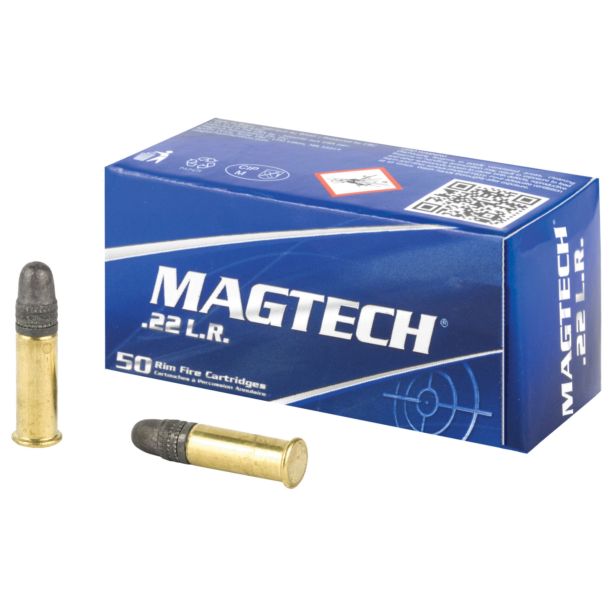 Magtech 22B  Lead Round Nose LRN 40 Grain .22 Long Rifle